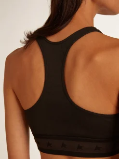 Sale Top esportivo preto MULHER Beachwear|Camisetas