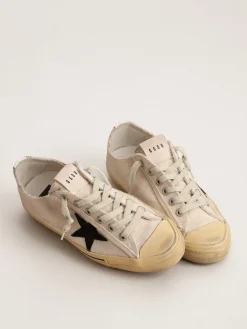 Online V-Star LTD masculino com estrela de suede preto e inscrição bordada Beachwear|V-Star